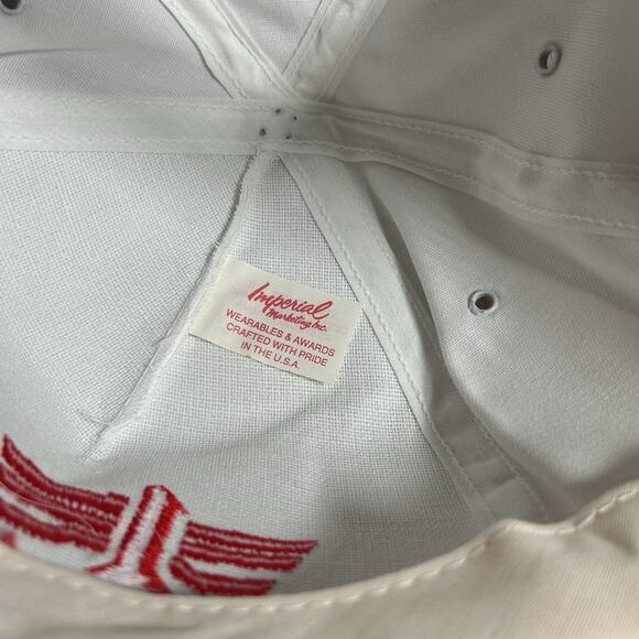 Vintage Chrysler Hat Snapback Car Automobile White Made In USA Cap - Picture 4 of 9